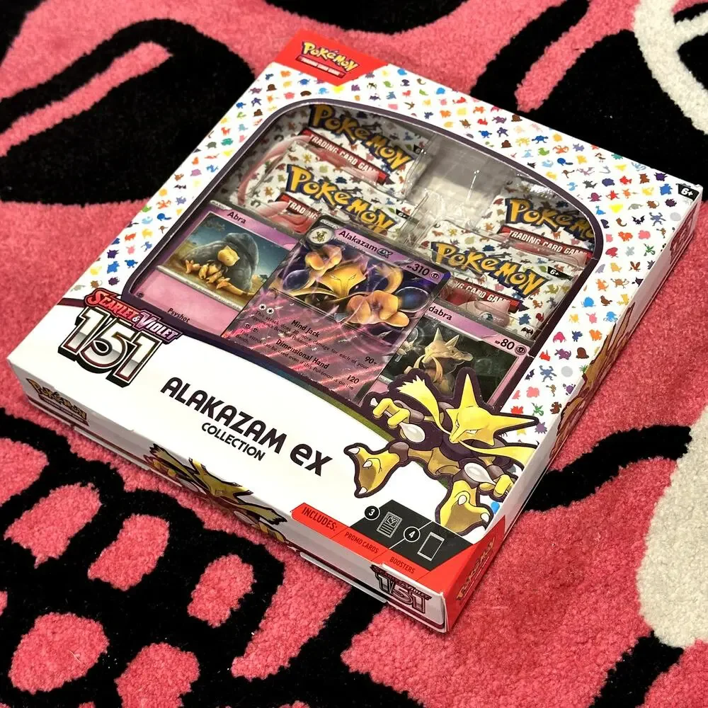 Pokémon Scarlet & Violet 151 Alakazam ex Collection – Sealed – As Pictured